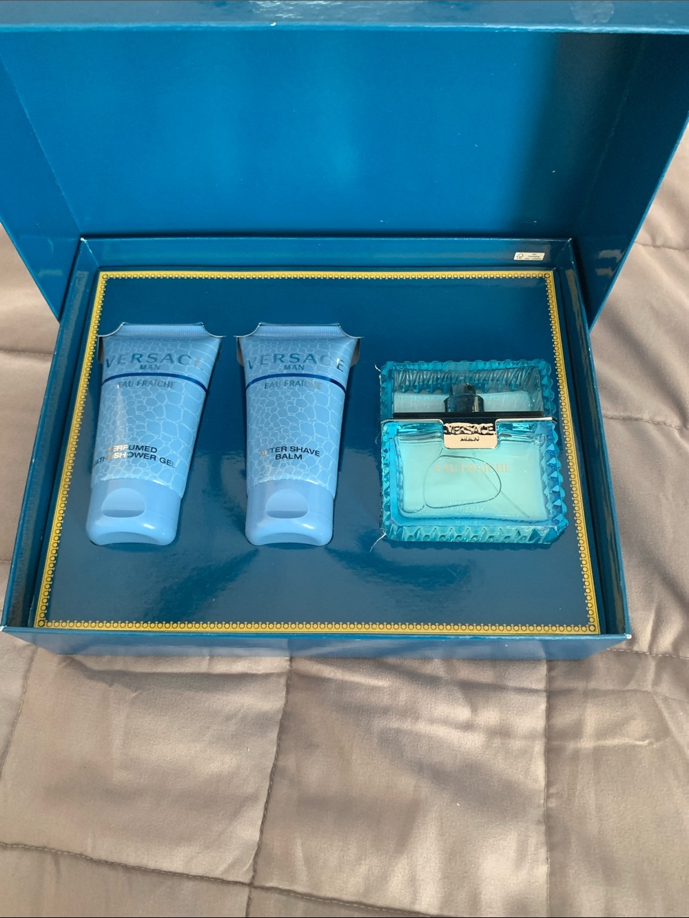 Versace Blue Eau Fraîche Box Set